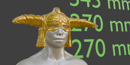 Stalhrim Helmet Nord Cosplay Piece