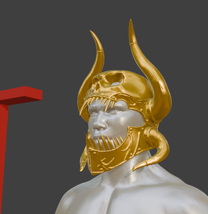Sarevok helmet Cosplay Piece