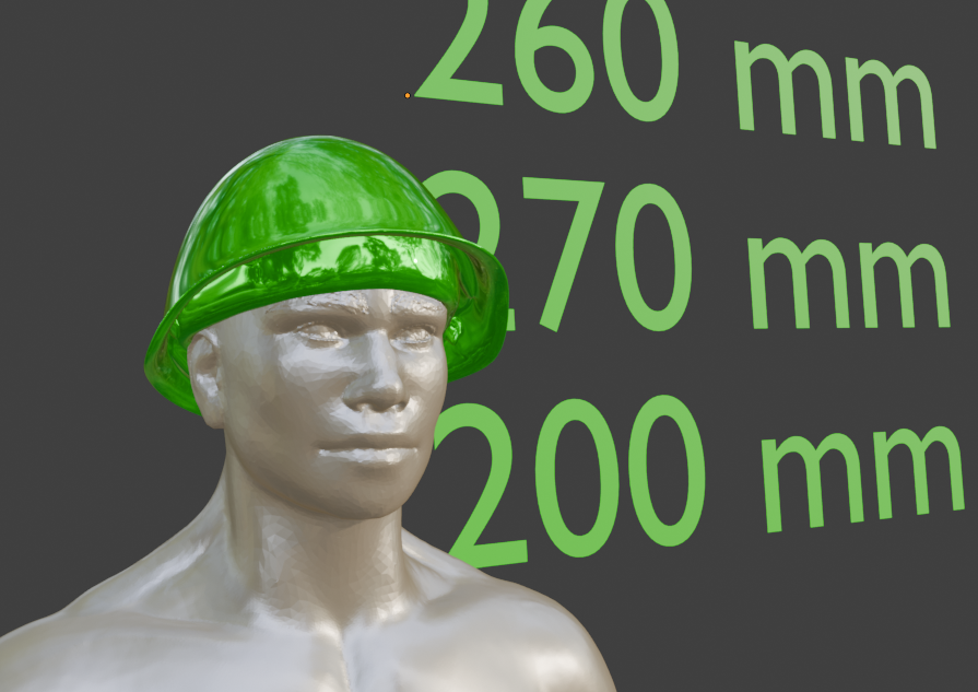 Ssh-68 Helmet Miniature, Abs Resin, Scale Options 1:2 to 1:16