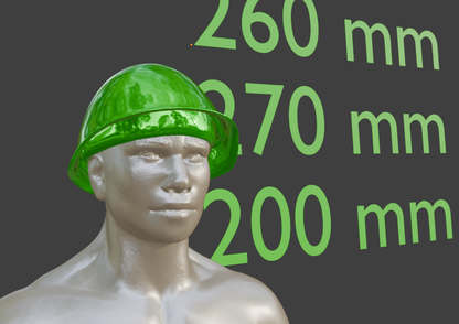 Ssh-68 Helmet Miniature, Abs Resin, Scale Options 1:2 to 1:16