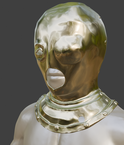 Prisoner Helmet Miniature, ABS & PLA, 1:2 to 1:16 Scale