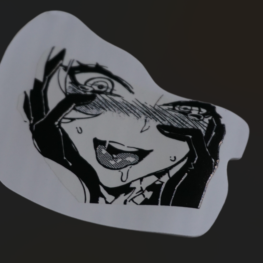 Hentai Salivating Anime Girl Sticker