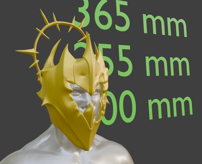 Grymforge Helm Replica Cosplay and dress up piece
