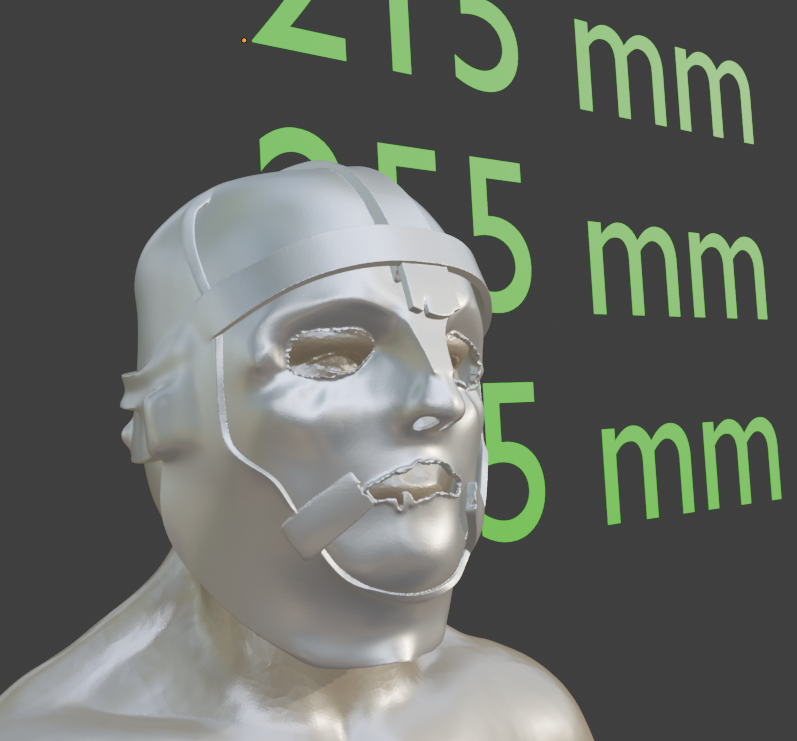 Iron Mask Helmet Replica, Mini Man Miniature Format