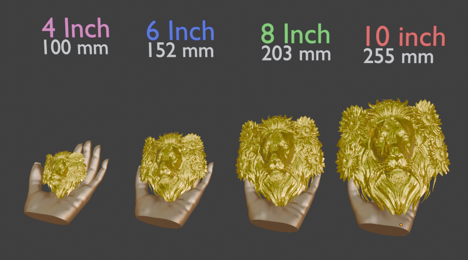 Lion Head Wall Decor, Floral Resin Sculpture, Majestic Wall Hanging