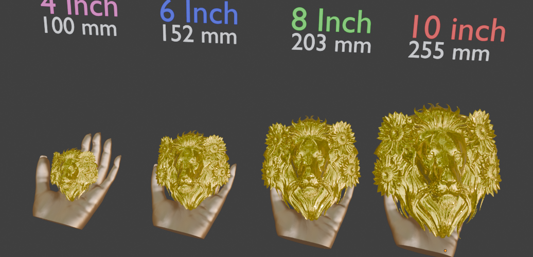Lion Head Wall Decor, Floral Resin Sculpture, Majestic Wall Hanging