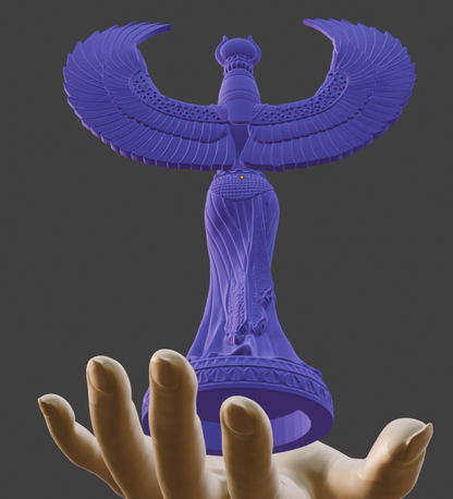 Ma'at Statue: Egyptian Goddess of Truth & Justice, Resin Sculpture