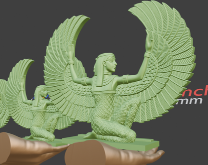 Maat Egyptian Statue, Goddess of Truth & Justice Resin Sculpture