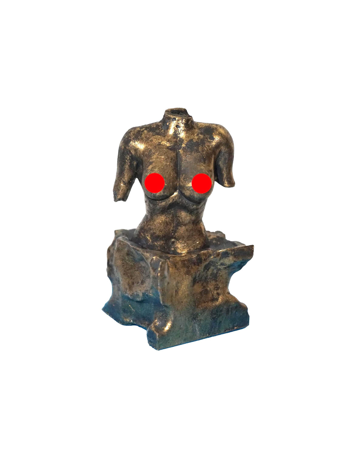 Muse Bust, 3D Printed Organic PLA, Glossy Acrylic Finish
