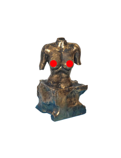 Muse Bust, 3D Printed Organic PLA, Glossy Acrylic Finish