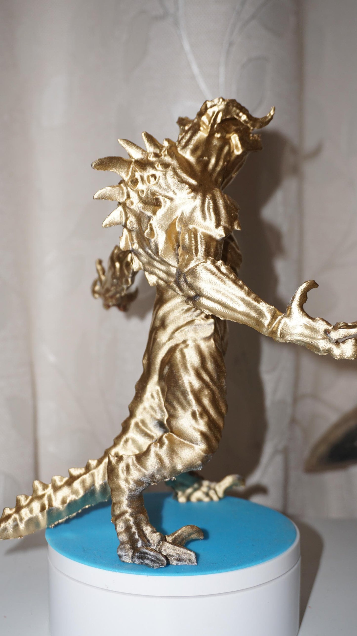 The deathclaw Handmade Dark sci fi Monster Figurine