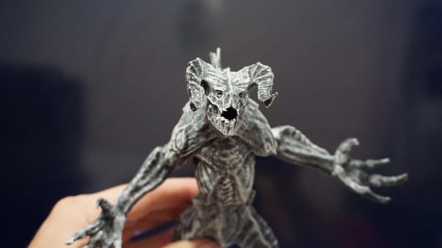 The deathclaw Handmade Dark sci fi Monster Figurine