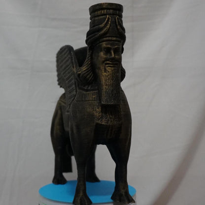 Sumerian Guardian Ancient Civilization Hybrid Statue