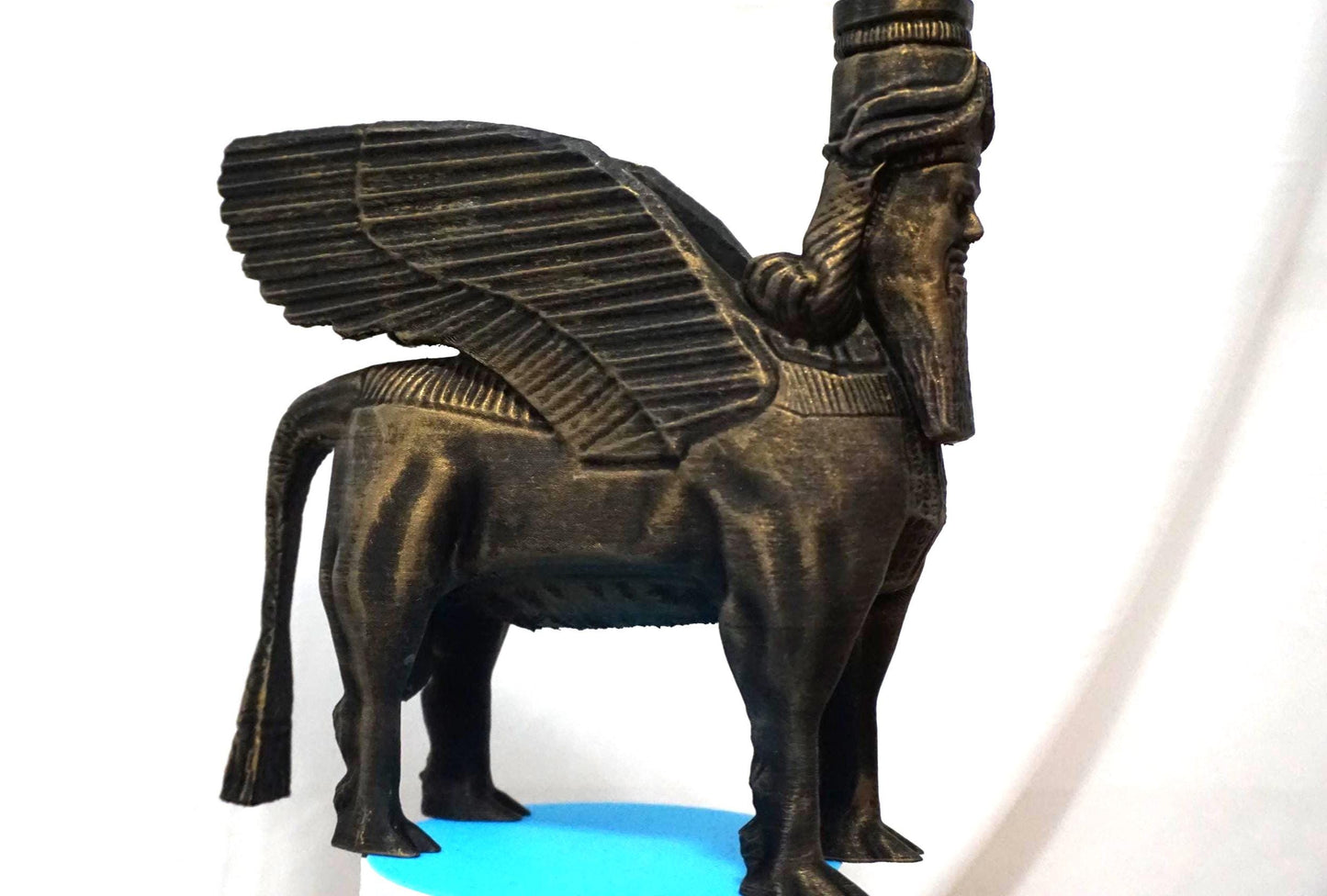 Sumerian Guardian Ancient Civilization Hybrid Statue
