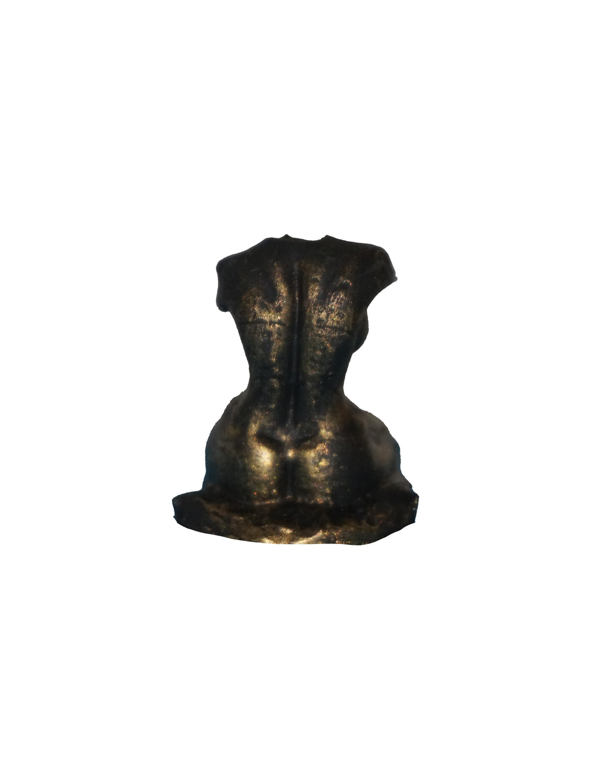 Transgender Art Statue, Handcrafted Kneeling Figure, 3D Printed