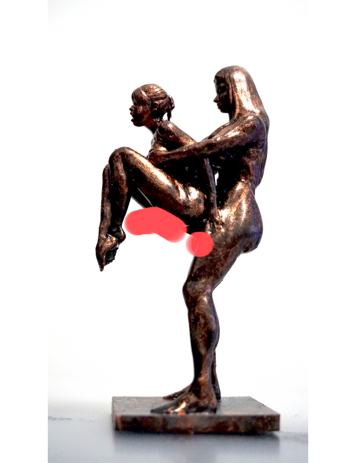 Transgender "The sensual lift" Erotic Art Sculpture and figurine