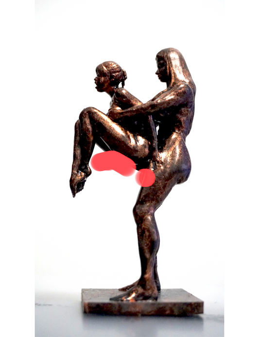 Transgender "The sensual lift" Erotic Art Sculpture and figurine