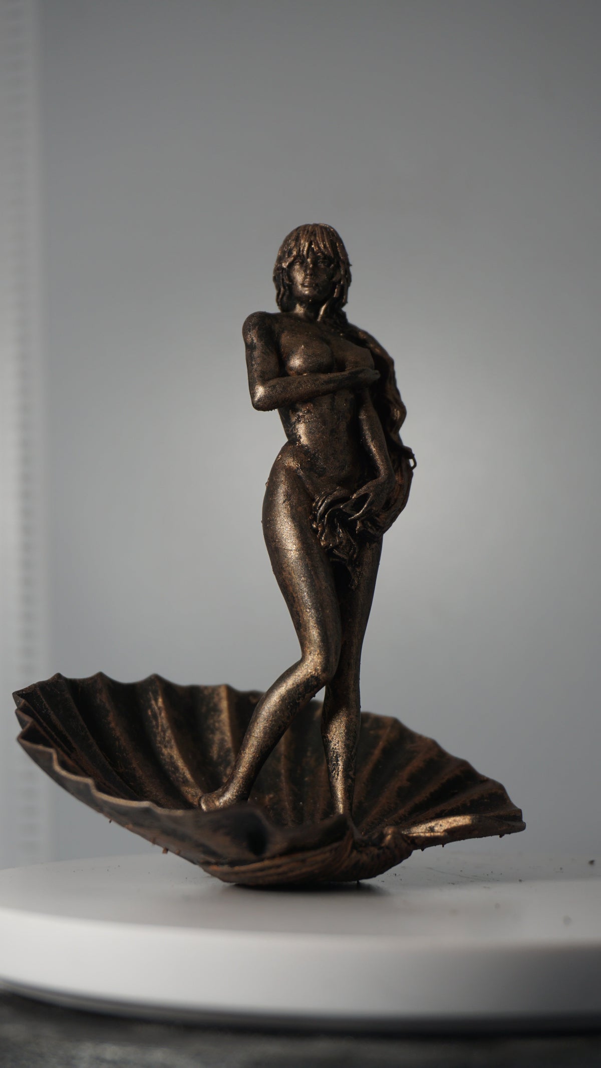 Modern Venus Statue, Antique Bronze or Silver, High-Quality Resin Finish