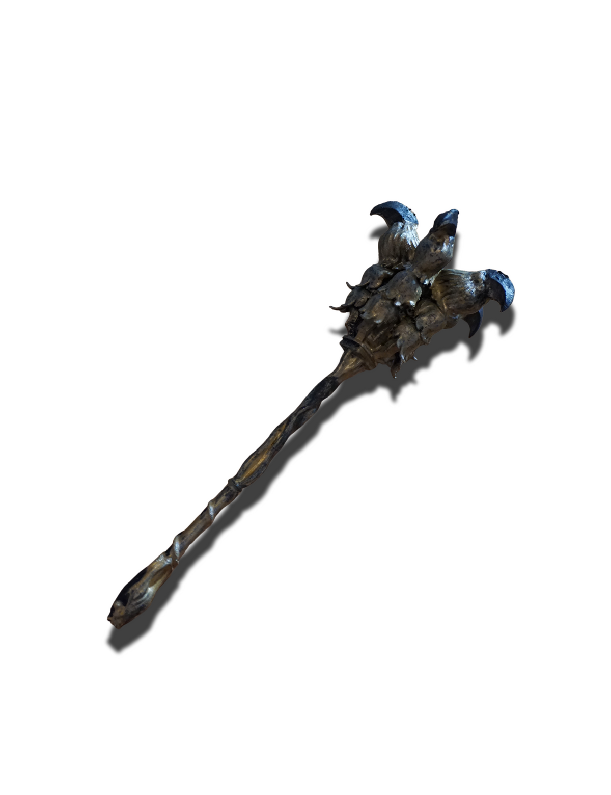 Beastclaw Great Hammer Miniature, ABS Resin, Tabletop Display