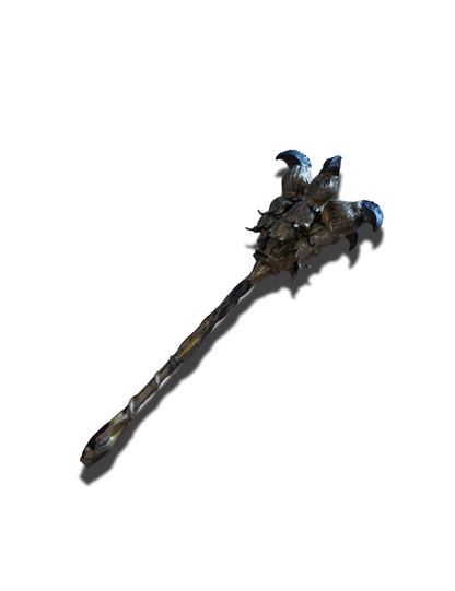 Beastclaw Great Hammer Miniature, ABS Resin, Tabletop Display