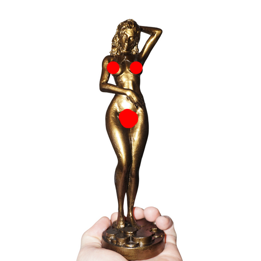 "azure Respite" Showering Woman Art Sculpture and figurine elf statue (Copy)