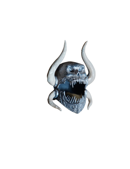 Sarevok Helmet Miniature, ABS Resin, Display or Tabletop Game Option