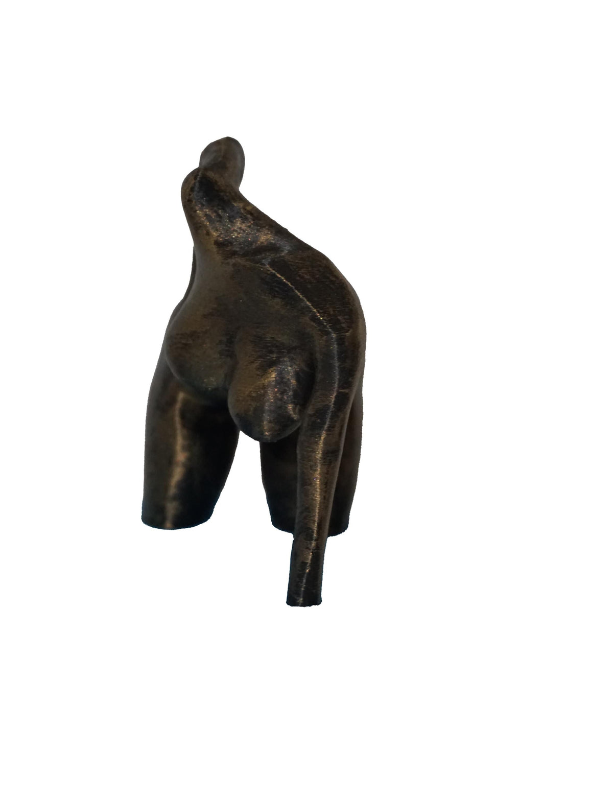 Antique Gold Statue, 3D Printed PLA, Glossy Finish, Multiple Sizes