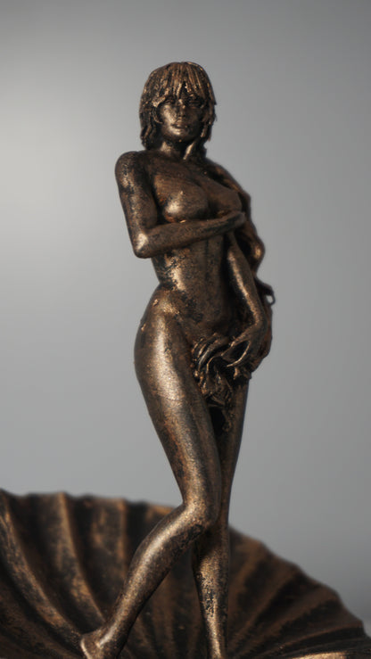 Modern Venus Statue, Antique Bronze or Silver, High-Quality Resin Finish