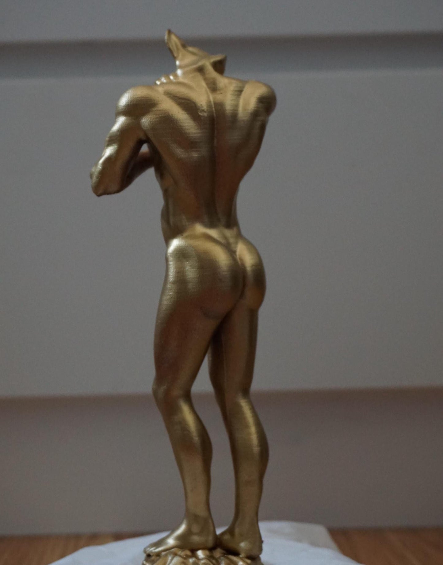 Standing Nude Man Statue Fine Art Decor