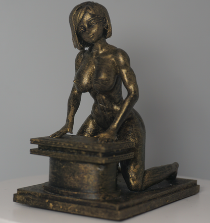 Sultry Manga Muse Mature Statue