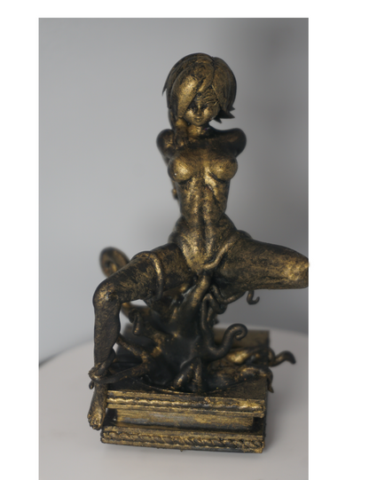 Zone Tan Tentacles Mature Statue