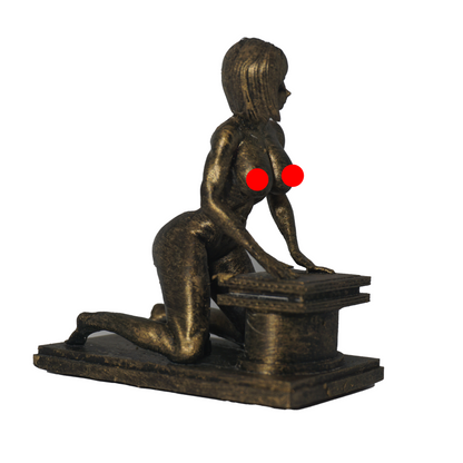 Sultry Manga Muse Mature Statue