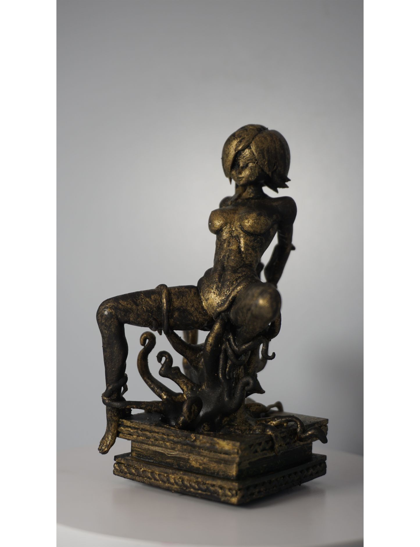 Zone Tan Tentacles Mature Statue