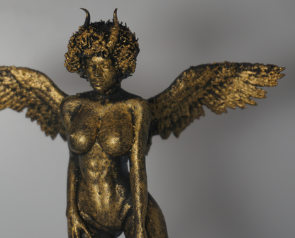 Demon Angel Muse Statue