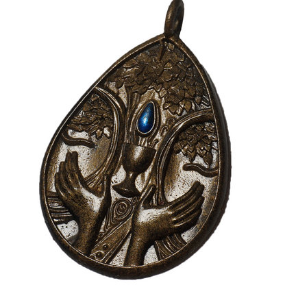 Blessed Blue Dew Medallion Jewelry piece