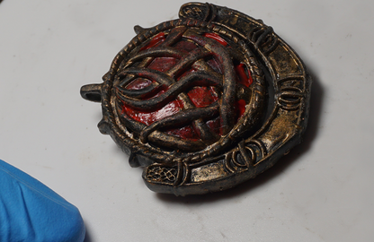 Crimson Seed Medallion 1 Jewelry piece