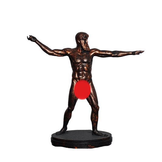 Zeus Statue | Greek God Sculpture | King of Olympus Figurine | Classical Greek Mythology Decor | Zeus Figure | Multiple Sizes & Colors