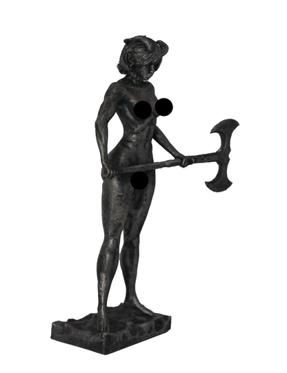 The Axe Maiden Statue