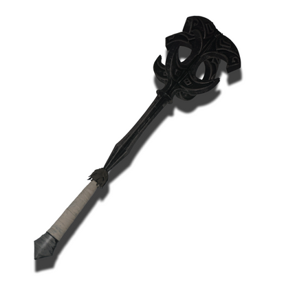 Miniature Nordic Mace, 1:12 Scale ABS Resin Miniature Format