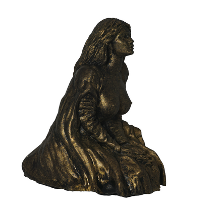 Rosetti Beata Beatrix Partially Unclothed art Replica Statue