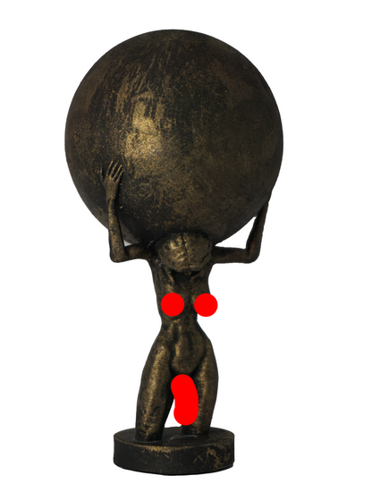Transgender Atlas - who carries the world Statue