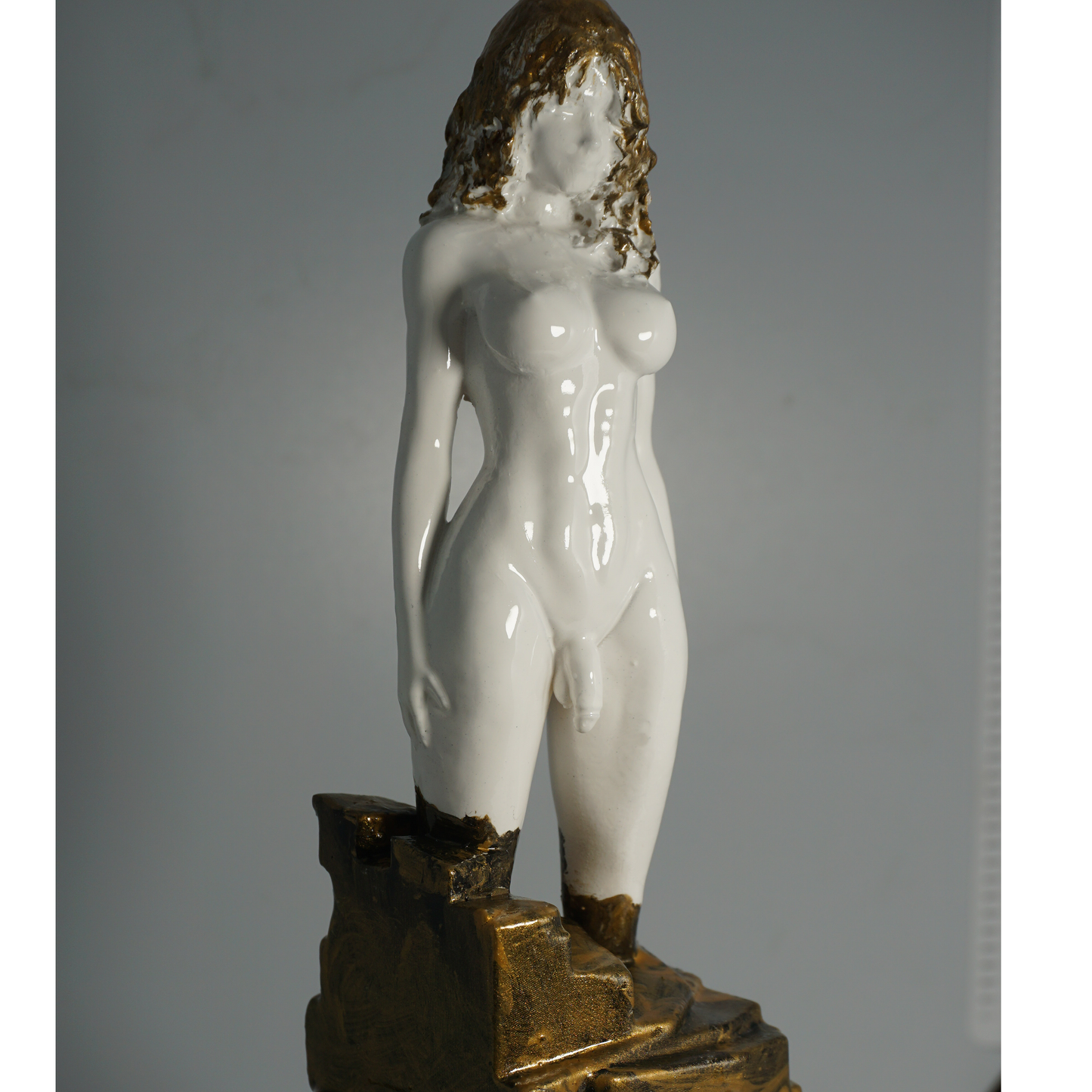 The Sculpted Transgender Marble Goddess