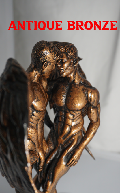 Haloed Lover Adult Mature Statue Gay Fine Art