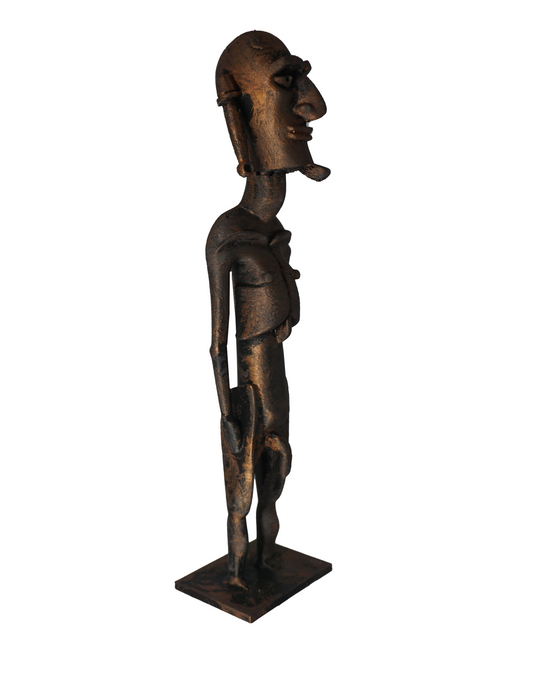African Statue Decoration Baule people Art Shrine