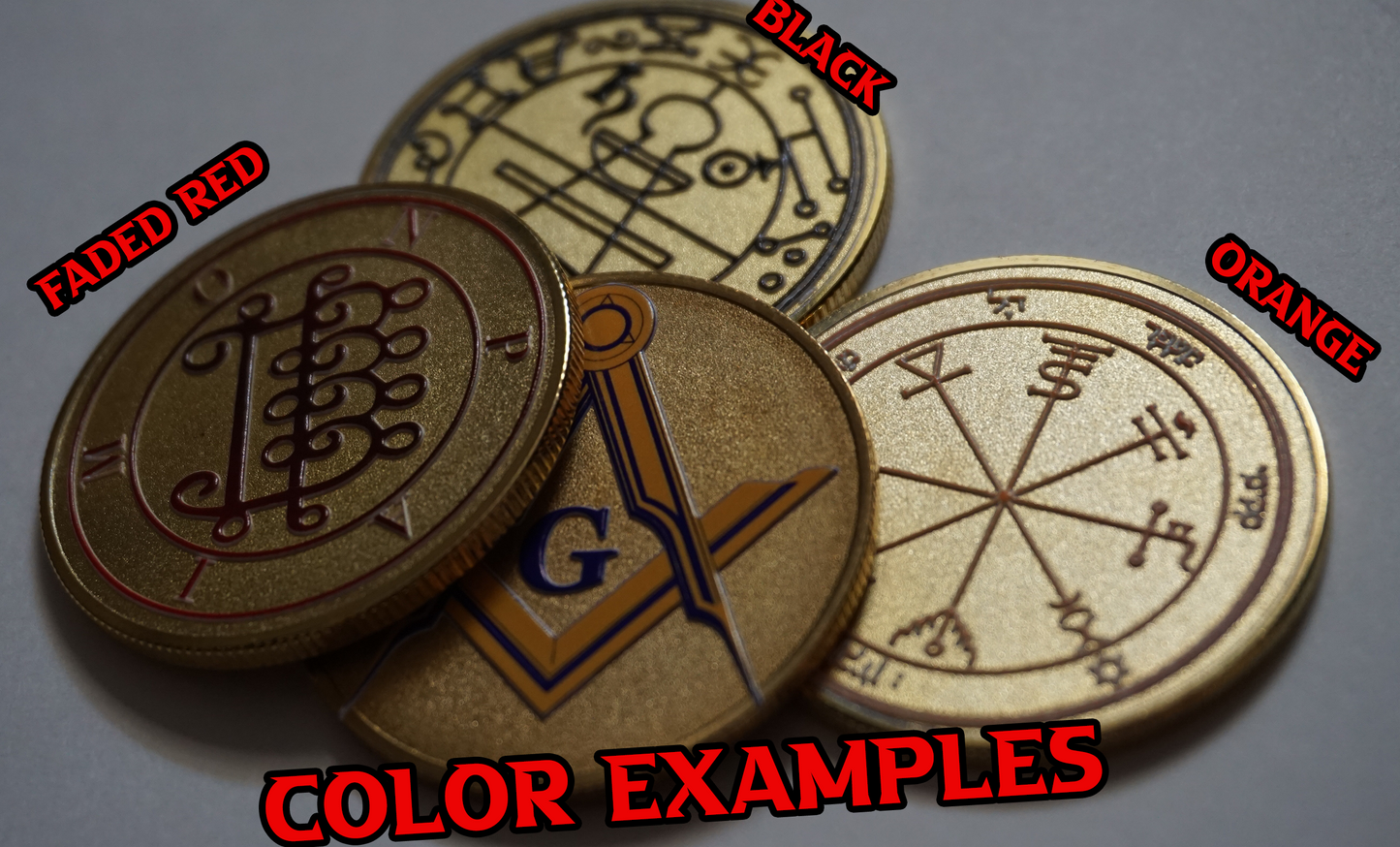 Magical Pentacle Coins Key Of Solomon