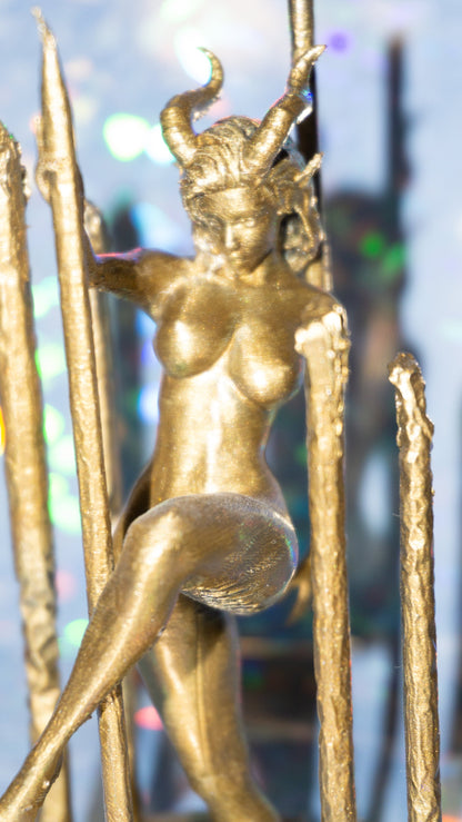 Succubus Figurine Statue, Female Pole Dancing Design