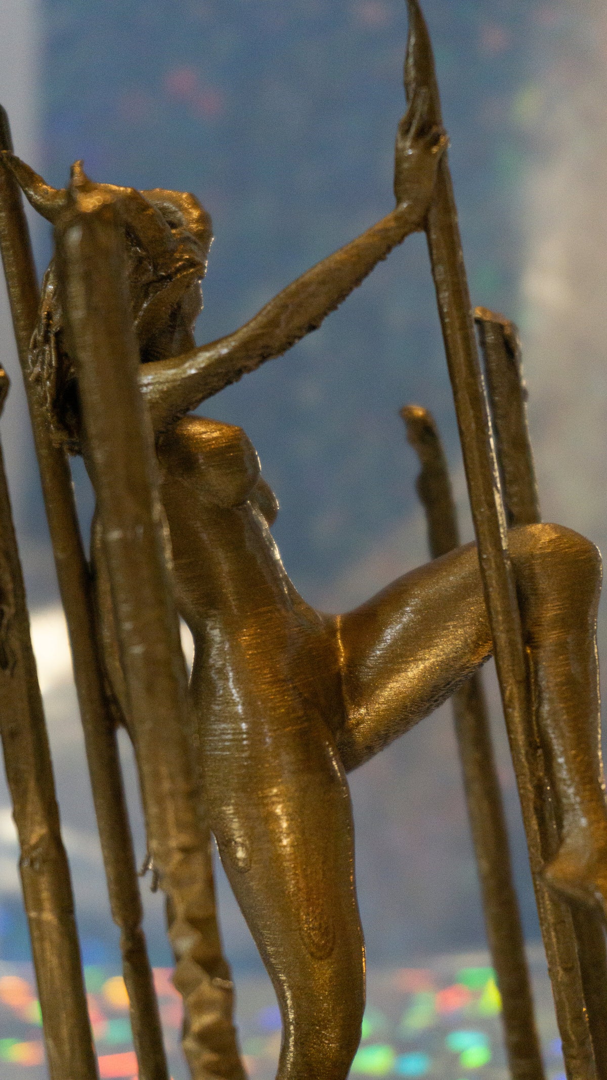 Succubus Figurine Statue, Female Pole Dancing Design