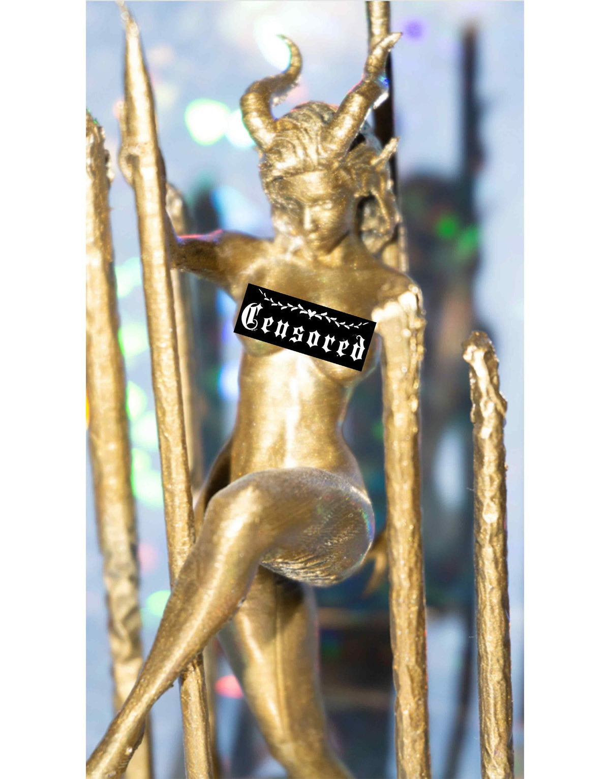 Succubus Figurine Statue, Female Pole Dancing Design