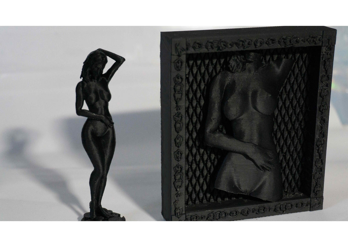 Alissa Sculpture Figurine, Female Tabletop Statue Decor