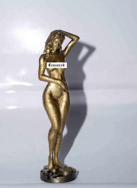 Alissa Sculpture Figurine, Female Tabletop Statue Decor